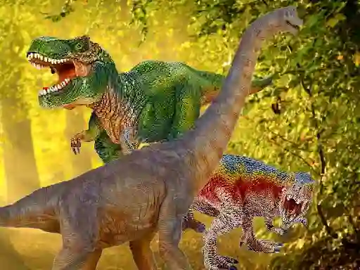 Peli World Of Dinosaurs Jigsaw verkossa
