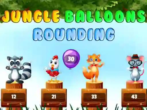 Peli Jungle balloons rounding verkossa