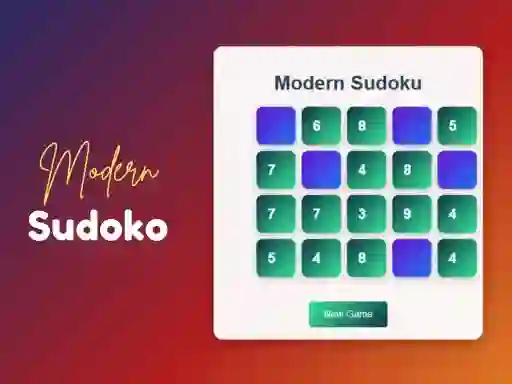 Peli Modern Sudoku verkossa