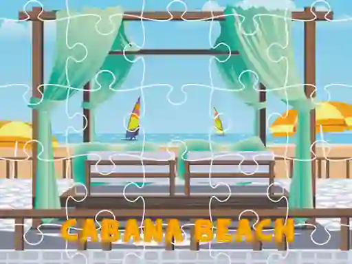 Peli Cabana Beach Jigsaw verkossa