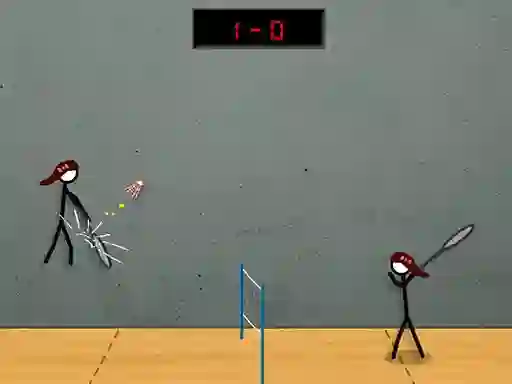 Peli Stick Figure Badminton 2 verkossa