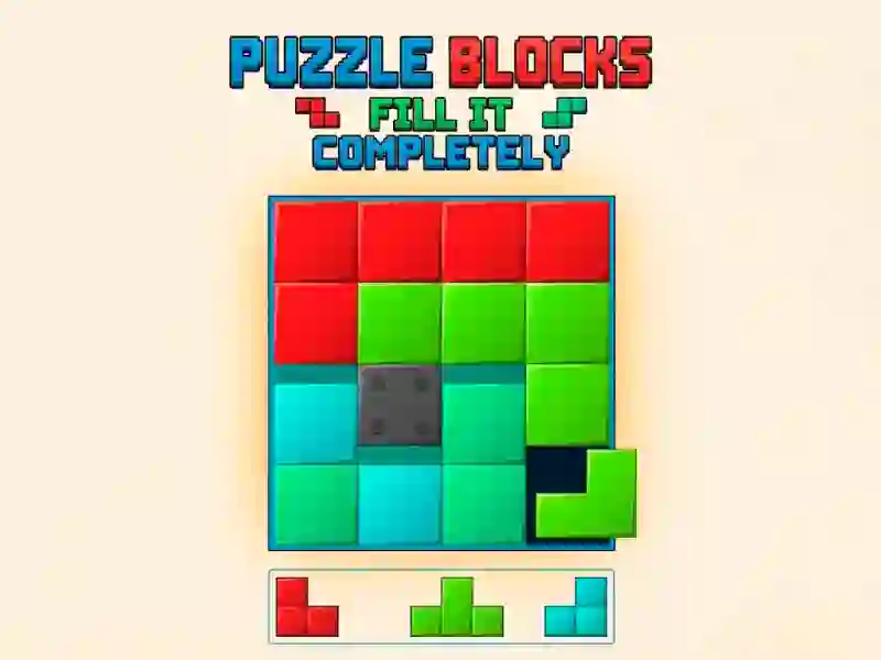 Peli Puzzle Blocks: Fill It Completely verkossa