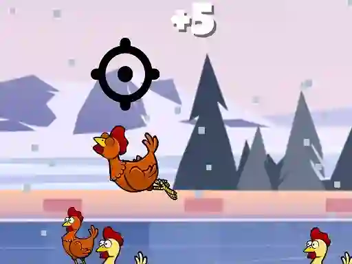 Peli Chicken Shooting 2D verkossa