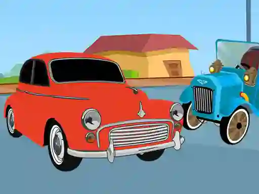 Peli Old Timer Cars Coloring verkossa