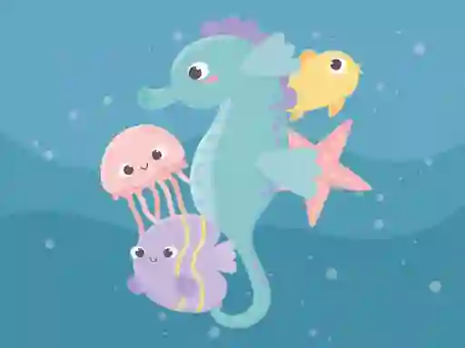 Peli Adorable Fish Memory verkossa