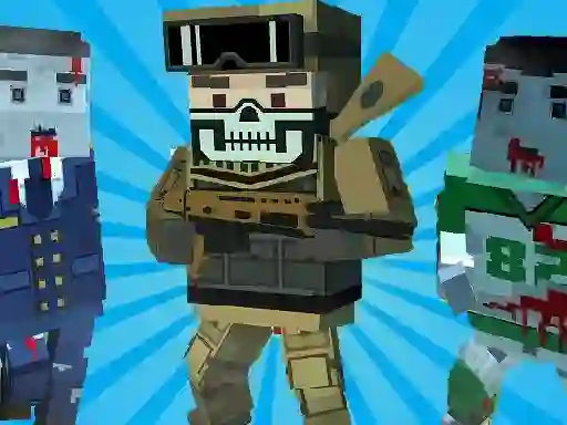 Peli Blocky Shooting Arena 3D Pixel verkossa