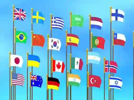 Peli Flag Puzzle Jam: Collect Flags verkossa