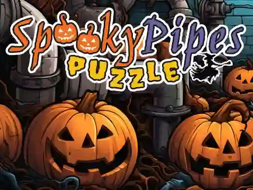 Peli Spooky Pipes Puzzle verkossa