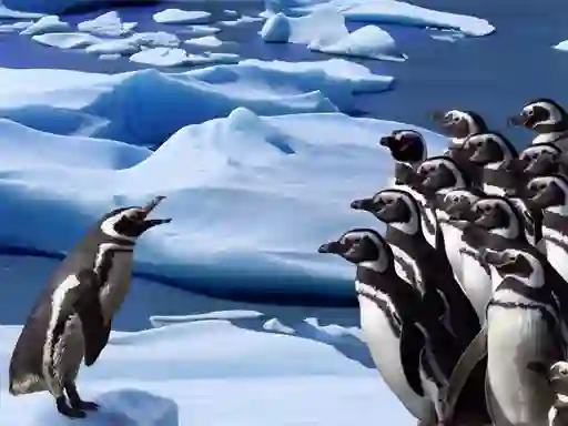 Peli Penguins Slide verkossa