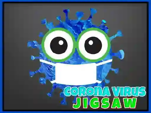 Peli Corona virus jigsaw verkossa