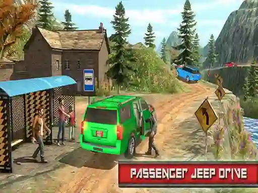 Peli Jeep Passeger Offroad Mountain Simulation Game verkossa