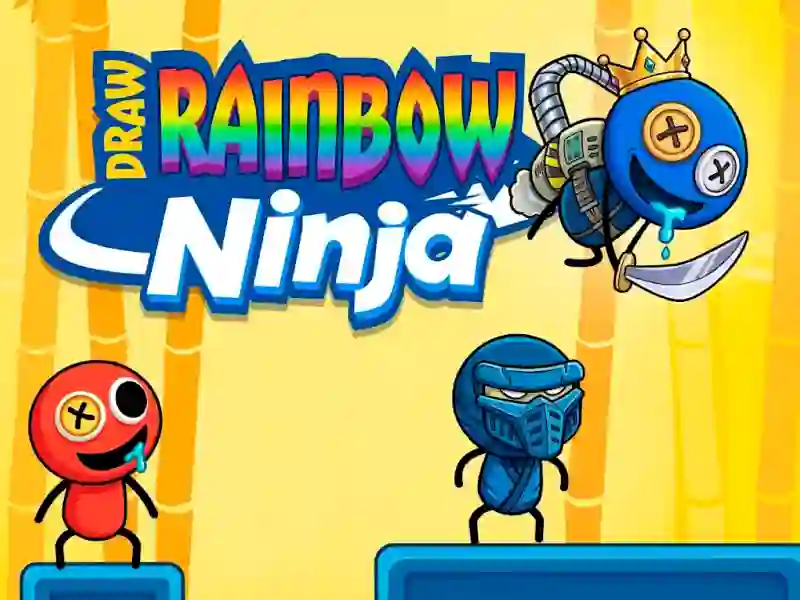 Peli Draw Rainbow Ninja verkossa
