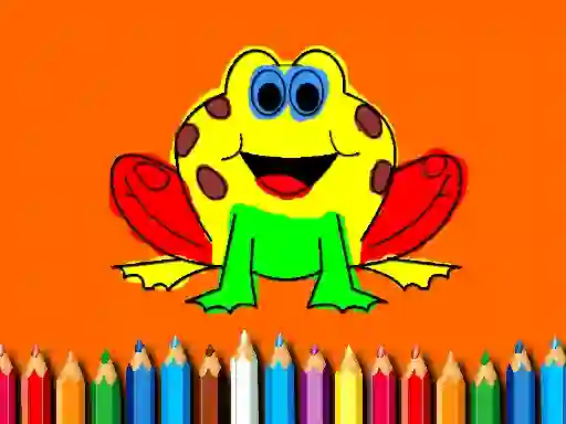 Peli Back To School: Frog Coloring Book verkossa