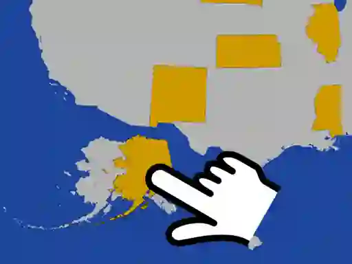 Peli USA Map Challenge verkossa