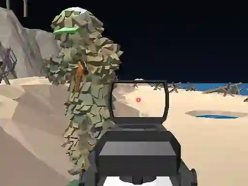 Peli Beach Assault Gungame Survival verkossa