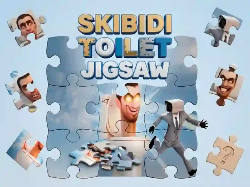 Peli Skibidi Toilet Jigsaw verkossa
