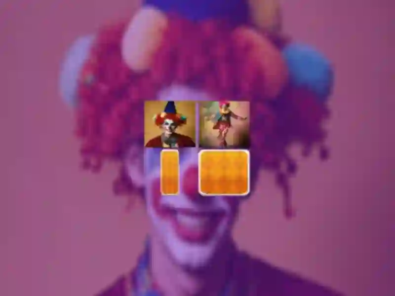 Peli Clown Memory Match verkossa