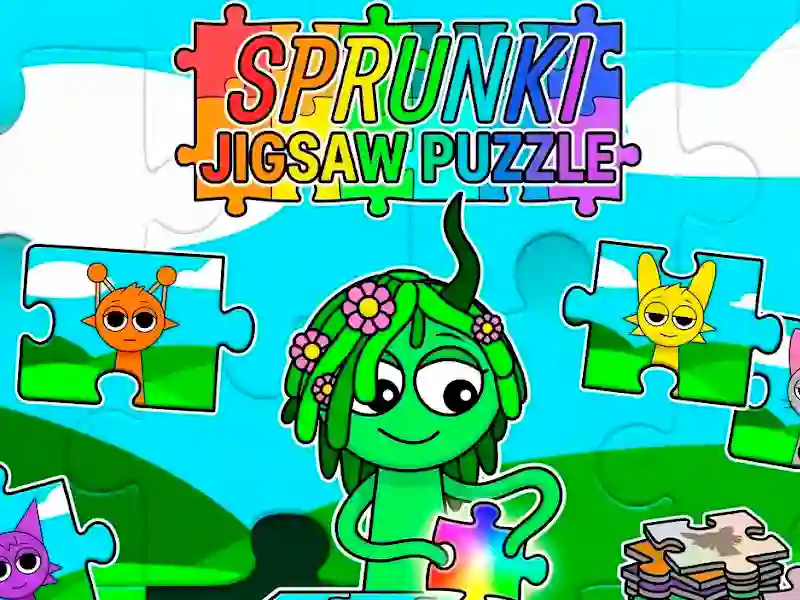 Peli Sprunki Jigsaw Puzzle verkossa