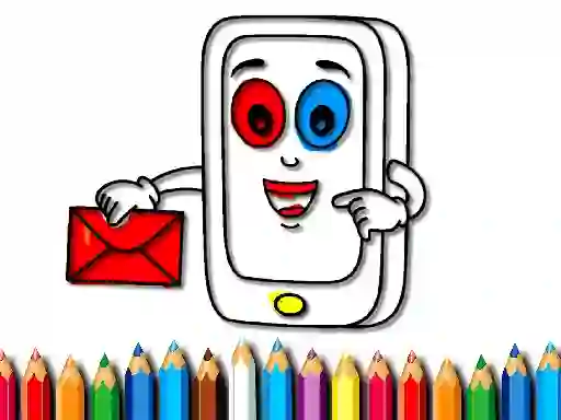 Peli Mobile Phone Coloring Book verkossa
