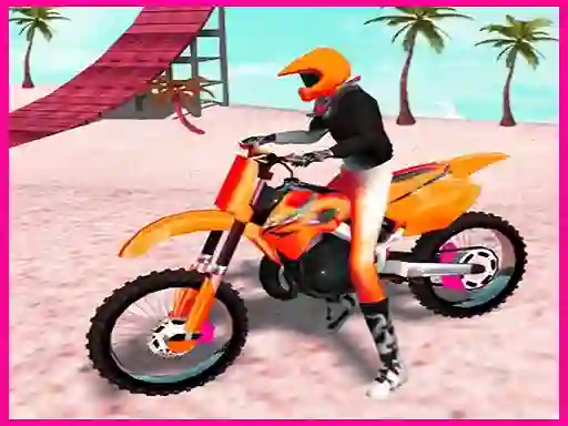 Peli Motocross Beach Jumping Bike Stunt verkossa