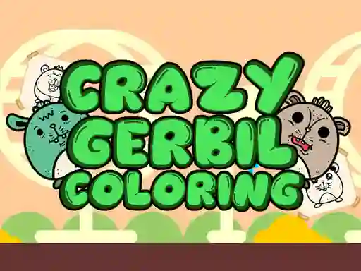 Peli Crazy Gerbil Coloring verkossa