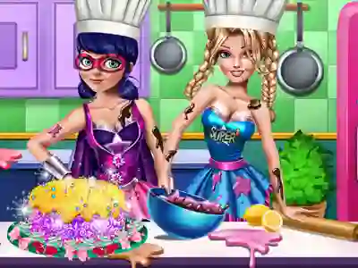 Peli SuperHero Cooking Contest verkossa