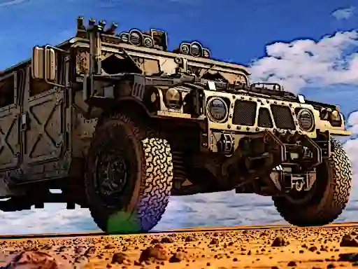 Peli Military Transport Vehicle verkossa