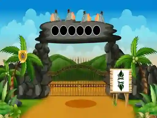 Peli Rocky Village Escape verkossa