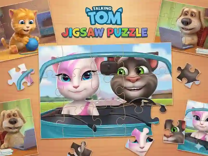Peli Talking Tom Jigsaw Puzzle verkossa