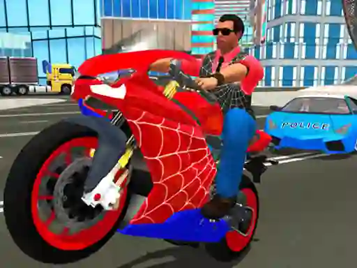 Peli Hero Stunt Spider Bike Simulator 3d verkossa