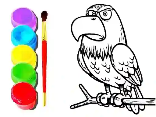 Peli Eagle Coloring Book verkossa