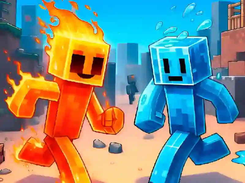 Peli Fire and Water Stickman verkossa