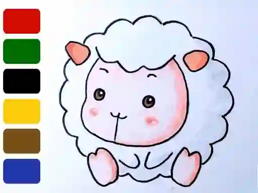 Peli Baby sheep ColoringBook verkossa