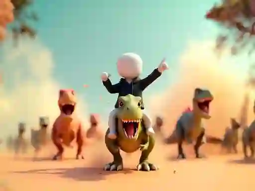 Peli Stickman: Dinosaur arena verkossa