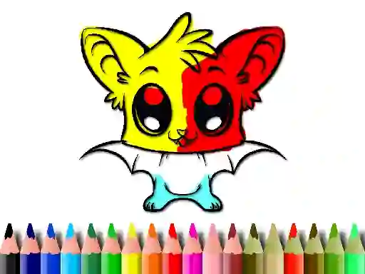 Peli Cute Bat Coloring Book verkossa