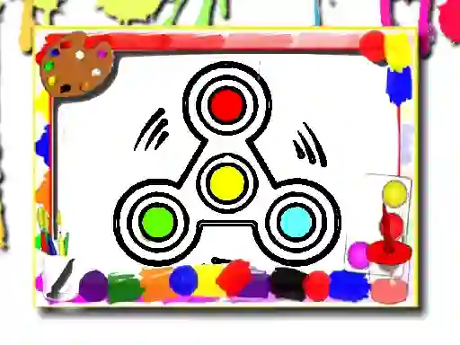 Peli Fidget Spinner Coloring Book verkossa