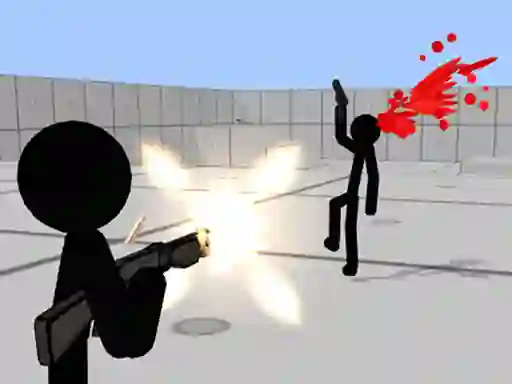 Peli Stickman Gun Shooter 3D verkossa
