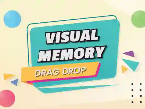 Peli Visual Memory Drag Drop verkossa