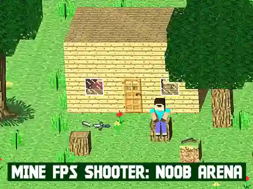 Peli Mine FPS Shooter: Noob Arena verkossa