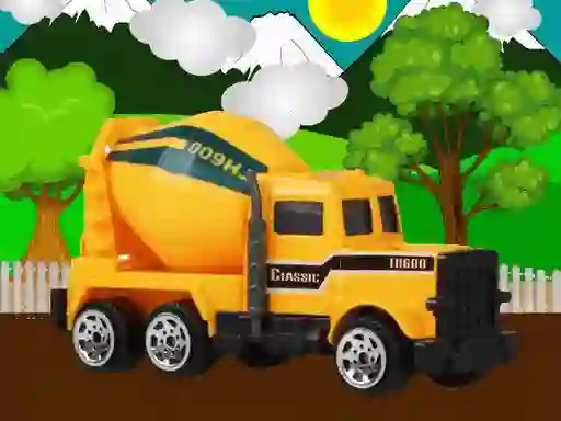 Peli Construction vehicles jigsaw verkossa