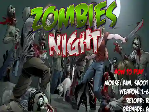 Peli Zombies Night verkossa