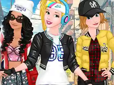 Peli Princesses Sporty & Funky Day verkossa