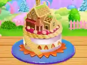 Peli Doll House Cake Cooking verkossa