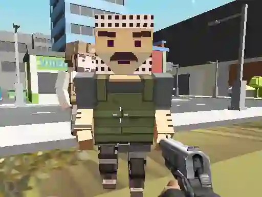 Peli Block Pixel Cop: Gun Craft In Robbers World verkossa