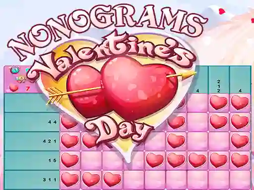 Peli Nonograms Valentines Day verkossa