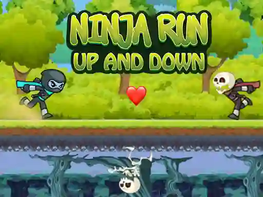 Peli Ninja Run Up And Down verkossa