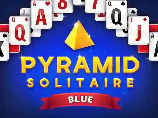 Peli Pyramid Solitaire Blue verkossa