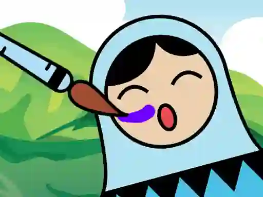 Peli Babushka Coloring verkossa