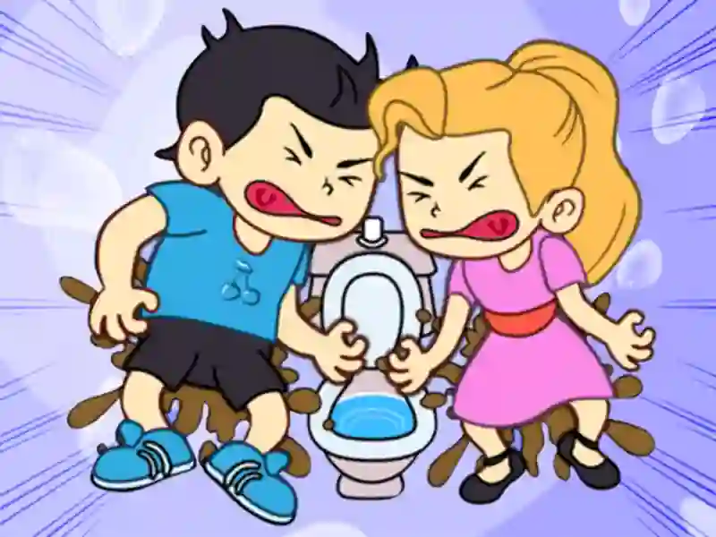 Peli Toilet Rush Race: Draw Puzzle verkossa