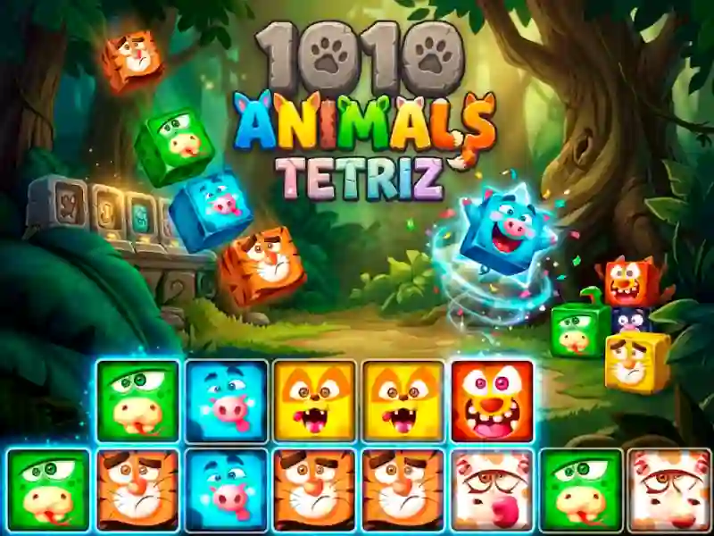 Peli 1010 Animals Tetriz verkossa